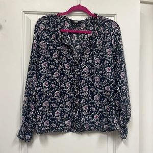 Paige silk blouse XS